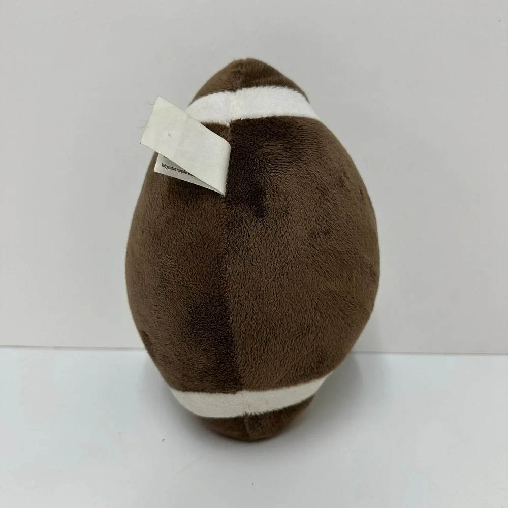 Kellytoy My 1st Football Plush Stuffed Animal Brown White Soft Baby Toy 9.5 Inch